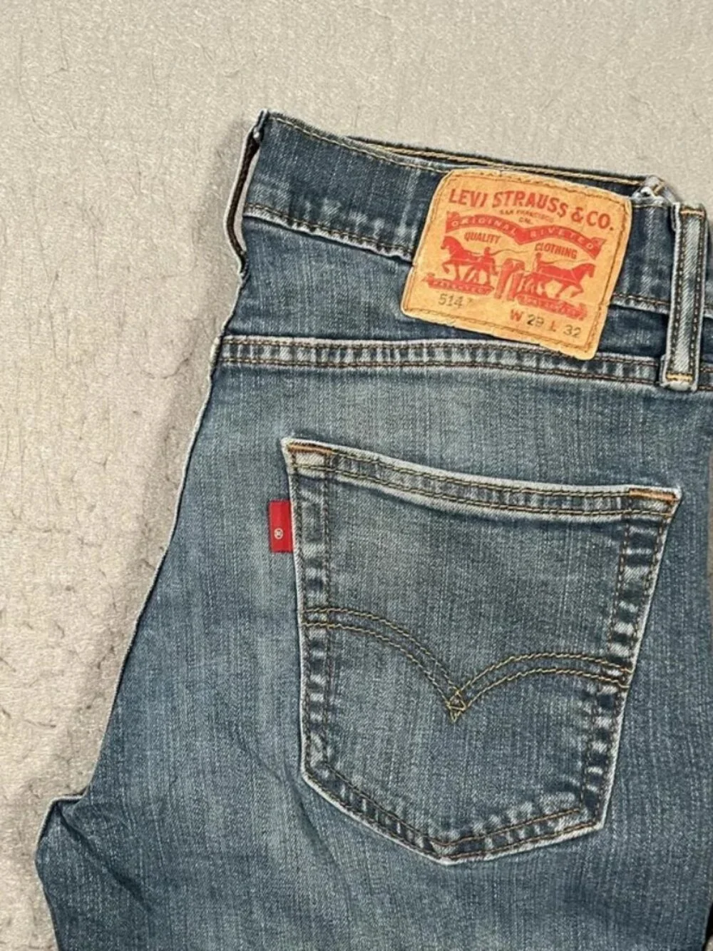 Levi’s 514 Blue Straight Fit Denim Jeans W29 L32
